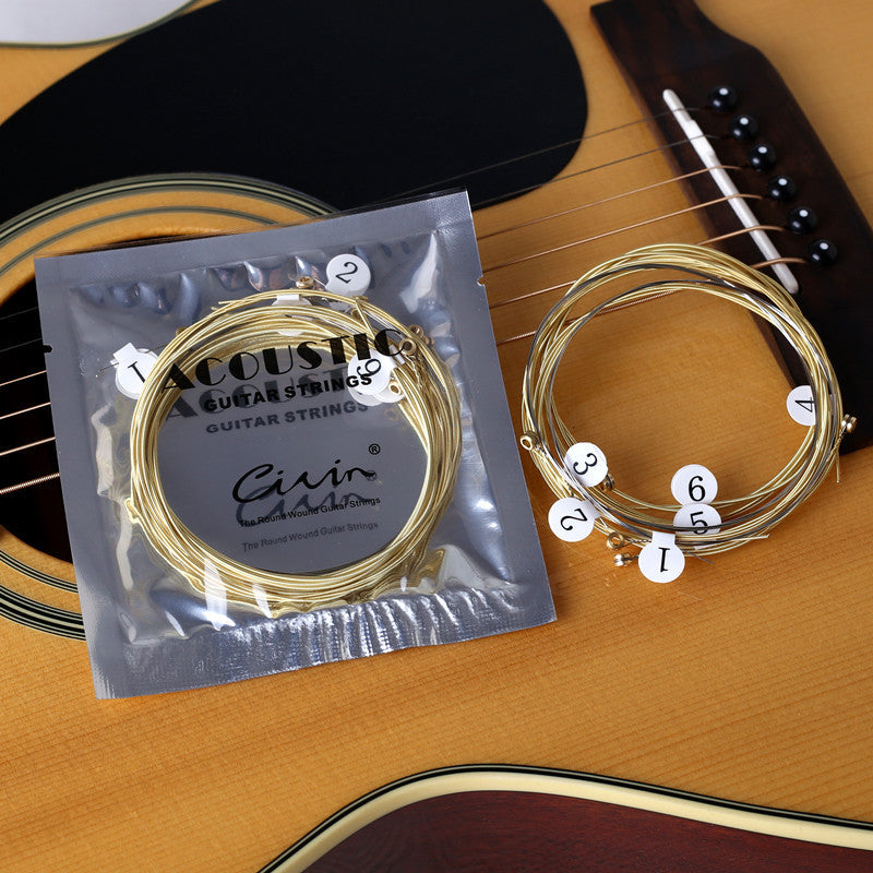 Folk guitar strings