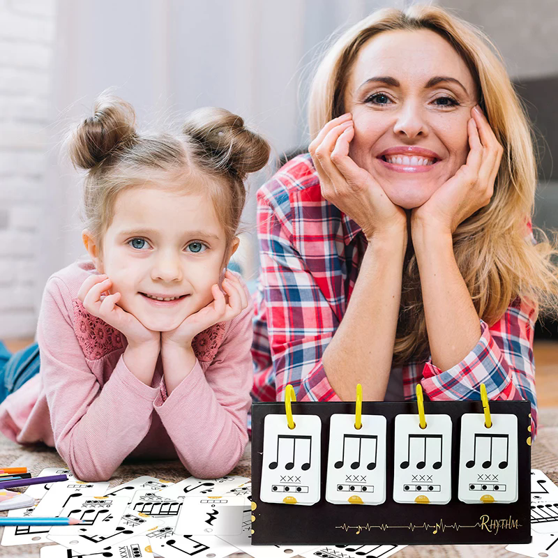72 כרטיסיות לימוד תווים ומקצבים - תמונה 2