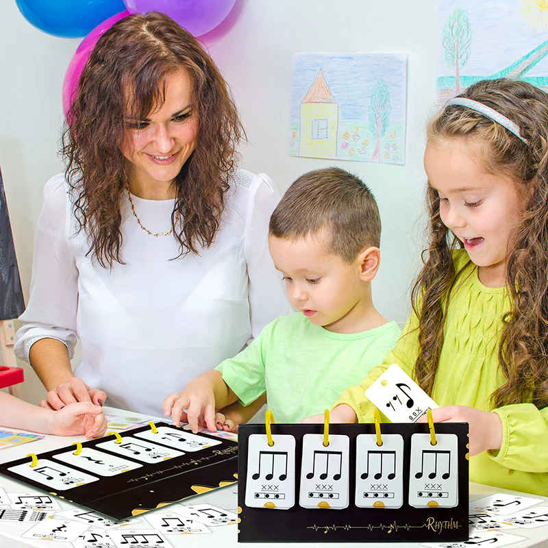 72 כרטיסיות לימוד תווים ומקצבים - תמונה 3
