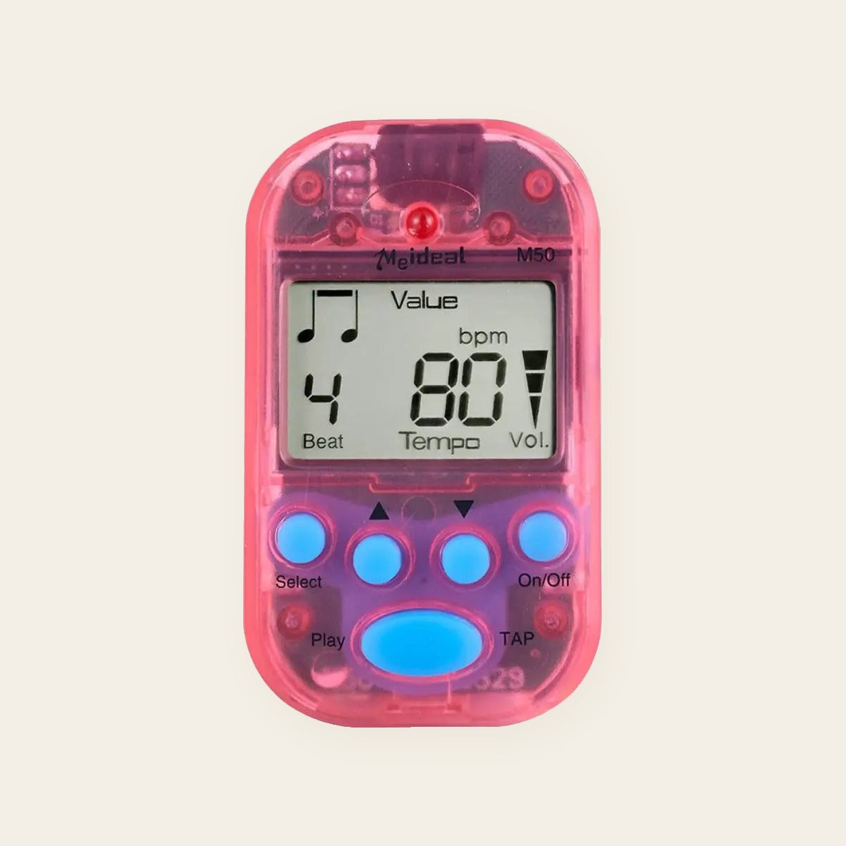 Small clip-on digital metronome