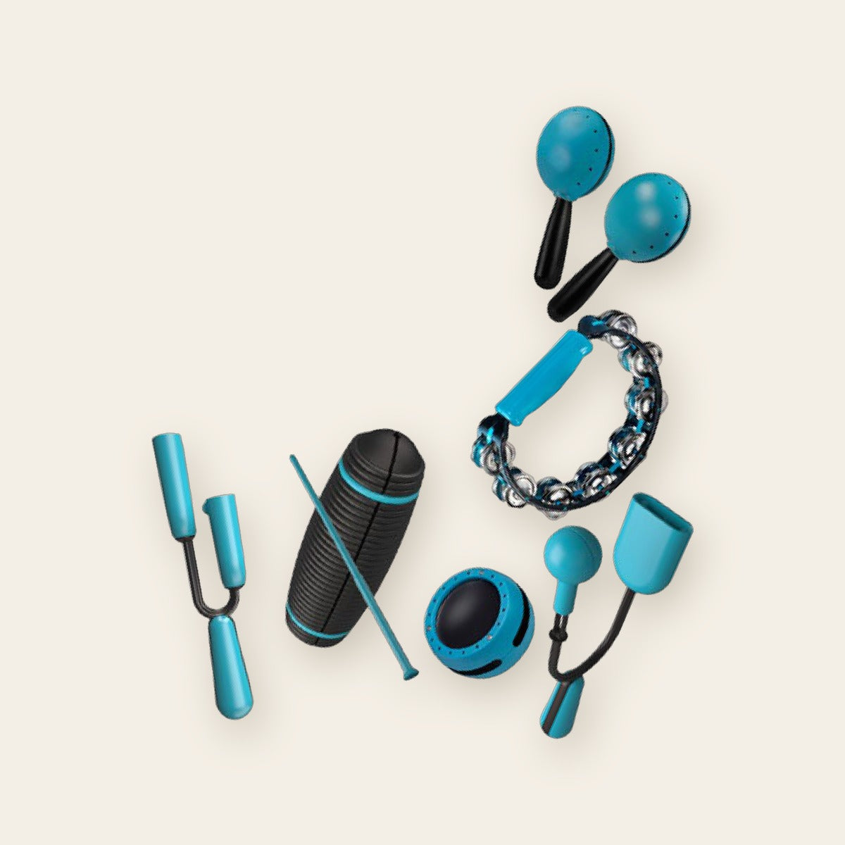 HI LO percussion set