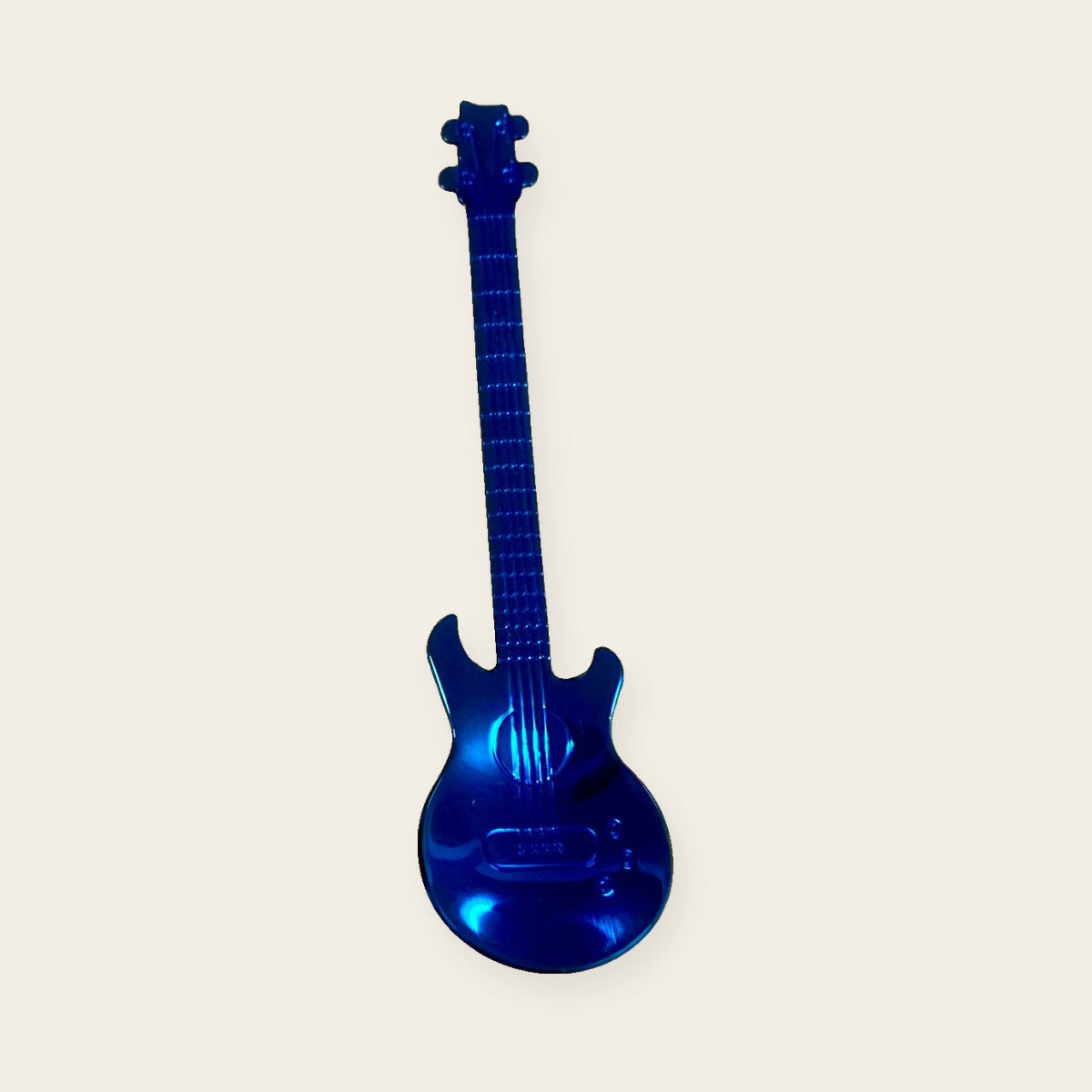 Guitar-shaped metal spoons - photo 7